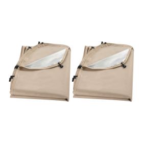 Sun Shade Sail Canopy Covers, Fit for 6 x 6 ft Screen House Tent, Sun Protection, 5.51 x 5.71 ft 300D Oxford Silver-Coated Fabric